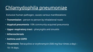 Atypical Pneumonia: Mycoplasma, Chlamydia, and Legionella – Clinical ...