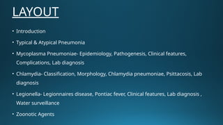 Atypical Pneumonia: Mycoplasma, Chlamydia, and Legionella – Clinical ...