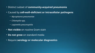 Atypical Pneumonia: Mycoplasma, Chlamydia, and Legionella – Clinical ...