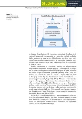 A Typology Of Creativity In Fashion Design And Development | PDF