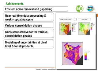 Satellite-based drought monitoring in Kenya in an operational setting
