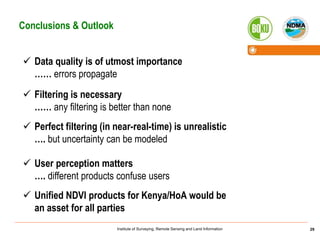 Satellite-based drought monitoring in Kenya in an operational setting