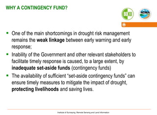Satellite-based drought monitoring in Kenya in an operational setting