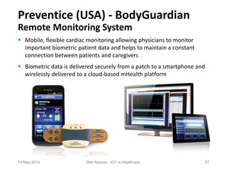 Proventice Patch IOT is the Future of Healthcare (Logtel IOT conference May 2014) | PDF