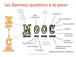 Les (bonnes) questions à se poser

Mathieu Plourde Univ. of Delaware
Bruno Parmentier IFP - 10 janvier 2014

4

 