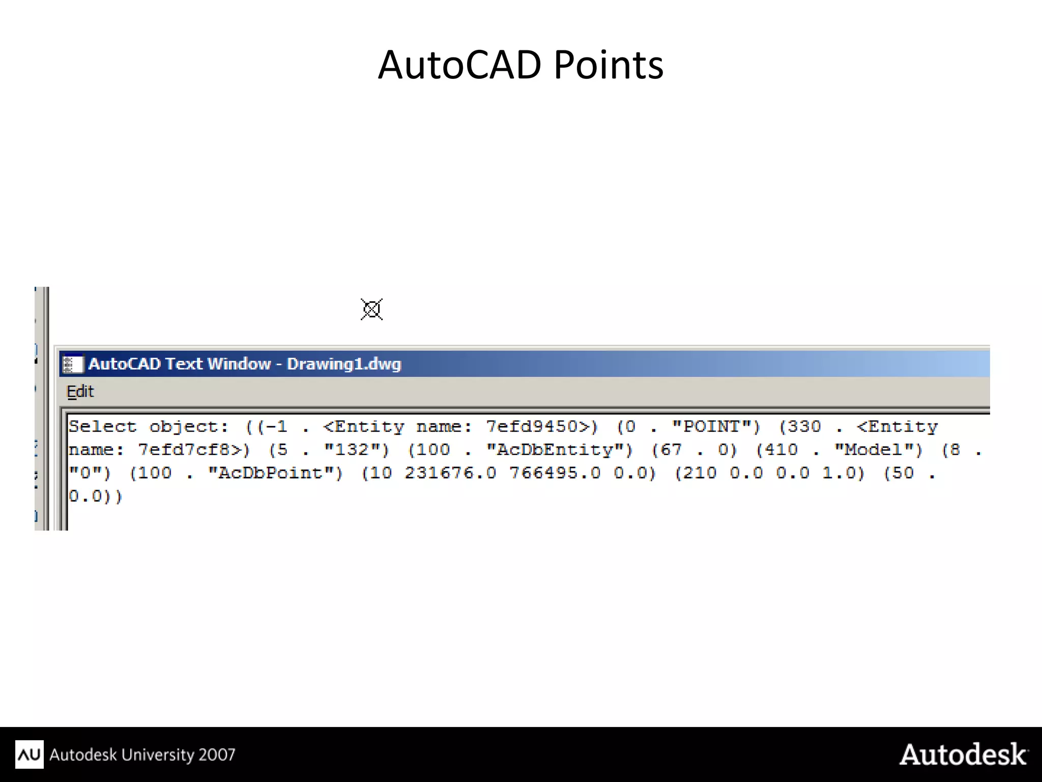 AutoCAD Points
 