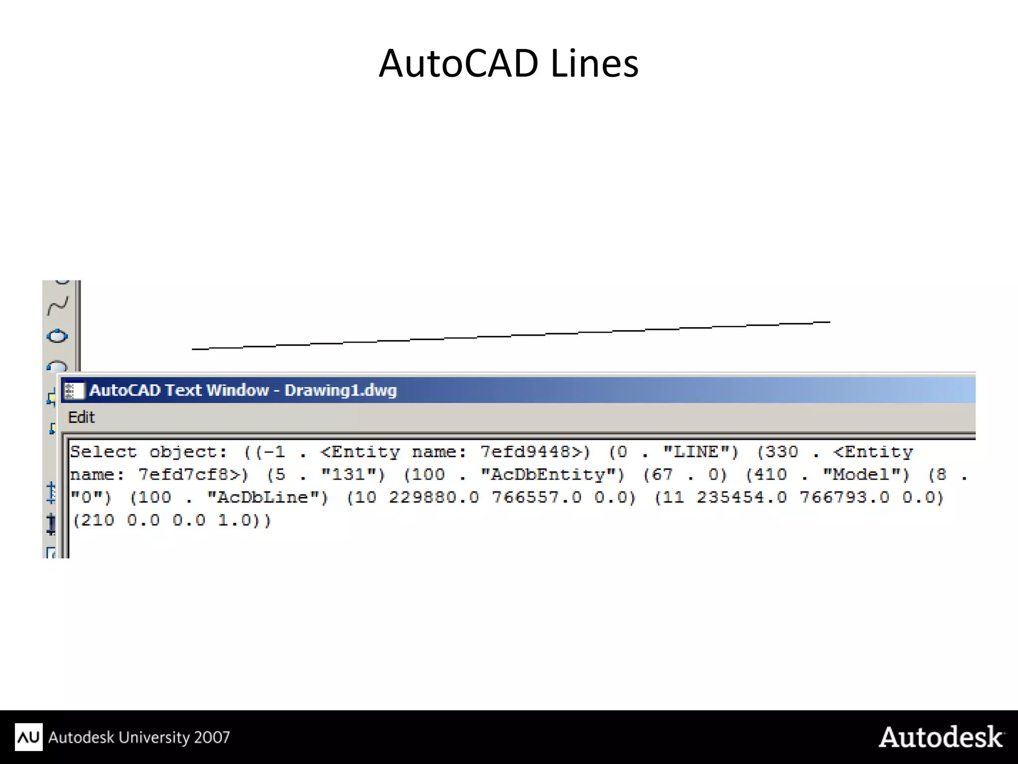AutoCAD Lines
 