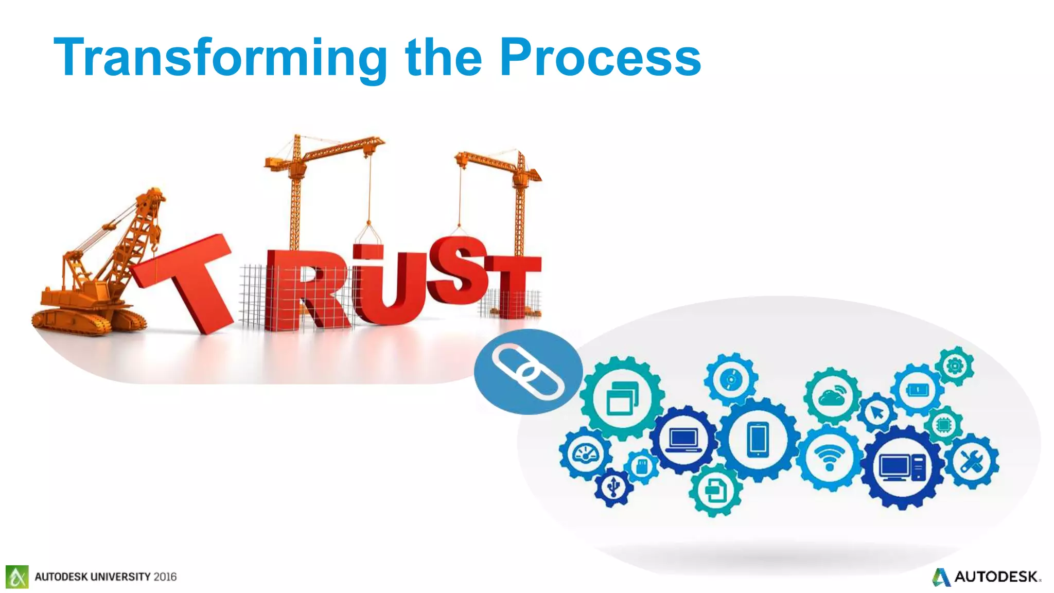 © 2016 Autodesk© 2016 Autodesk
Transforming the Process
 