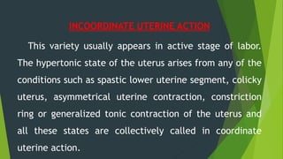 Abnormal Uterine Action | PPTX