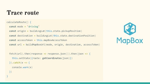 React Native: Developing an app similar to Uber in JavaScript