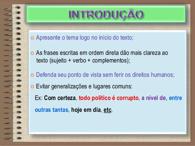 Como iniciar uma redação dissertativa argumentativa