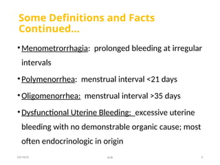 Abnormal uterine bleeding for nurse AUB.ppt