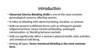 Abnormal Uterine Bleeding (AUB) PPT.pptx