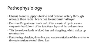 Sluffing Utrius management of abnormal uterine bleeding. | PPTX