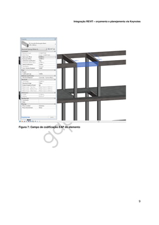 Integração REVIT – orçamento e planejamento via Keynotes

Figura 7: Campo de codificação EAP do elemento

9

 