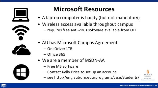 Auburn Csse Graduate Student Orientation