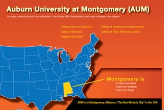 Auburn university at montgomery brochure 1 | PDF