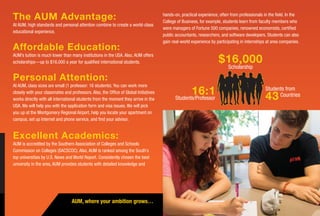Auburn university at montgomery brochure 1 | PDF