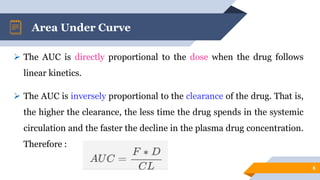 Area under the curve AUC Biopharmaceutics | PDF