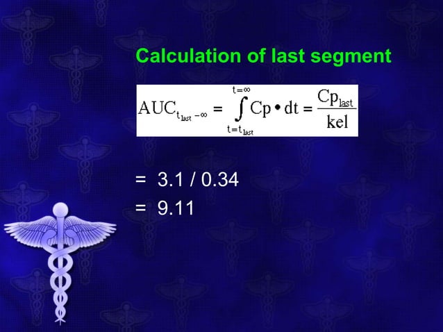 Pharmacokinetics -Auc - area under curve | PPT | Chemistry | Science