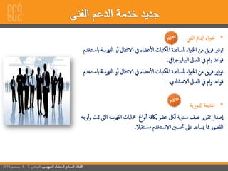 •‫إلفين‬ ‫إدلمع‬ ‫إء‬‫رب‬‫خ‬
‫إ‬ ‫و‬‫أ‬ ‫نتقال‬‫ا‬ ‫يف‬ ‫عضاء‬‫إل‬ ‫تبات‬‫ملك‬‫إ‬ ‫ملساعدة‬ ‫إء‬‫رب‬‫إخل‬ ‫من‬ ‫يق‬‫ر‬‫ف‬ ‫توفري‬‫تخدم‬‫ابس‬ ‫لفهرسة‬
‫إيف‬‫ر‬‫بليوج‬‫لب‬‫إ‬ ‫إلعمل‬ ‫يف‬ ‫إم‬‫و‬ ‫إعد‬‫و‬‫ق‬.
‫إ‬ ‫و‬‫أ‬ ‫نتقال‬‫ا‬ ‫يف‬ ‫عضاء‬‫إل‬ ‫تبات‬‫ملك‬‫إ‬ ‫ملساعدة‬ ‫إء‬‫رب‬‫إخل‬ ‫من‬ ‫يق‬‫ر‬‫ف‬ ‫توفري‬‫تخدم‬‫ابس‬ ‫لفهرسة‬
‫استنادي‬ ‫إلعمل‬ ‫يف‬ ‫إم‬‫و‬ ‫إعد‬‫و‬‫ق‬.
•‫إدلورية‬ ‫إملتابعة‬
‫إ‬ ‫إلفهرسة‬ ‫معليات‬ ‫إع‬‫و‬‫ن‬‫أ‬ ‫ماكفة‬ ‫عضو‬ ‫للك‬ ‫ية‬‫و‬‫ن‬‫س‬ ‫نصف‬ ‫ير‬‫ر‬‫تقا‬ ‫صدإر‬‫إ‬‫وجه‬‫أ‬‫و‬ ‫متت‬ ‫لىت‬
‫تقبال‬‫مس‬ ‫تخدم‬‫اس‬ ‫حتسني‬ ‫عىل‬ ‫يساعد‬ ‫مما‬ ‫إلقصور‬.
 