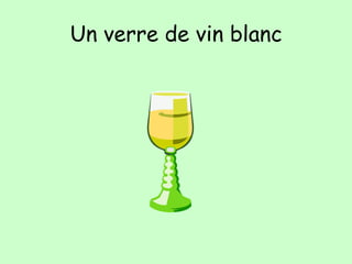 Un verre de vin blanc 