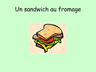 Un sandwich au fromage 