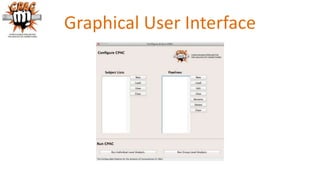 Graphical User Interface
 