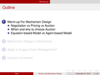 An Introduction to Auction and Mechanism Design | PDF
