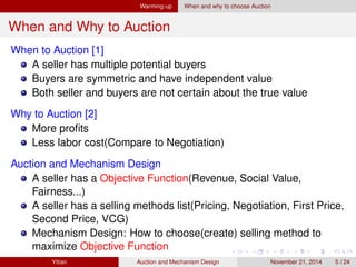 An Introduction to Auction and Mechanism Design | PDF