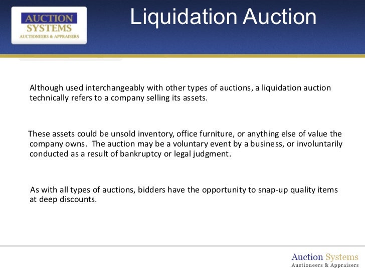liquidation auctions