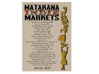 Matakana School Auction Thank You