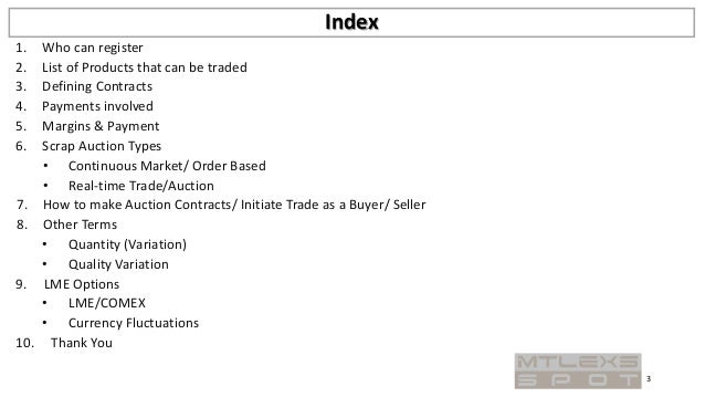 Lme options trading