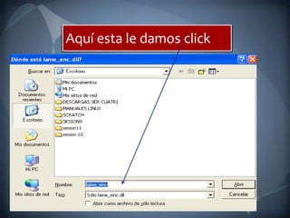 Aquí esta le damos click