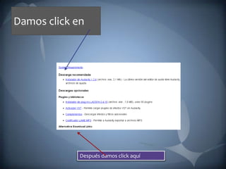 Damos click en Después damos click aquí