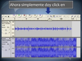 Ahora simplemente doy click en 