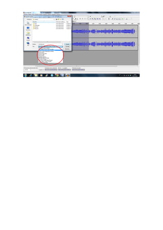 Trabajar con Audacity
