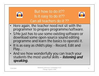 Audacity for Listening and Speaking Material Development