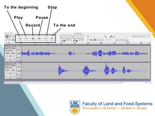To the beginning Play Record Pause Stop To the end 