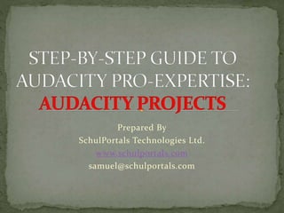 Prepared By
SchulPortals Technologies Ltd.
www.schulportals.com
samuel@schulportals.com

 