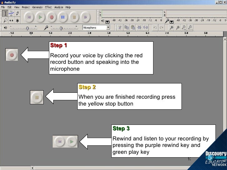 audacity podcast recording