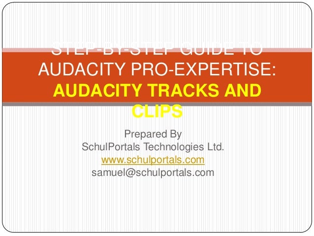 Panning in audacity