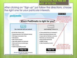 After clicking on “Sign up” just follow the directions, choose
the right one for your particular interests.
 