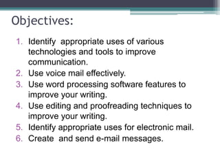 Using Technology to Improve Communication | PPTX