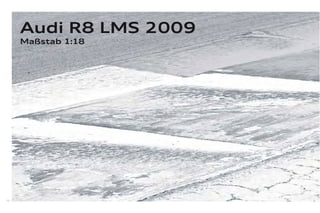Audi R8 LMS 2009
     Maßstab 1:18




98
 