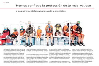 64 Seguridad
Hemos confiado la protección de lo más valioso
a nuestros colaboradores más especiales.
Para desarrollar un automóvil nuevo hay que rea-
lizar un gran número de tests de impacto. Prime-
ro, de modo virtual en el ordenador, y finalmente
con automóviles reales en la nave de seguridad
de Audi. Nuestros ingenieros no sólo tienen en
cuenta los resultados de las pruebas, sino tam-
bién los datos de los accidentes reales, que les
proporcionan los investigadores de accidentes y
los científicos de la Audi Accident Research Unit
(AARU). Esta unidad, fundada en 1998, trabaja
conjuntamente con médicos y policías para dispo-
ner de los más exactos conocimientos sobre los
accidentes. Gracias a esta información, nuestros
tests de control se perfeccionan continuamente.
En los modelos Audi 3 trabajan muchos dispositivos
de seguridad coordinados de un modo racional.
Los automóviles están equipados con sistemas de
airbag específicos para cada modelo: en el Audi
A3 y A3 Sportback, están disponibles, entre
otros, los airbag de gran tamaño para conductor
y acompañante más los airbag laterales. El Audi
A3 Cabrio disfruta también de airbag de gran
tamaño para conductor y acompañante así como,
por ejemplo, airbag laterales de cabeza tórax
delanteros, refuerzos en las puertas y acolchado
de protección lateral. El Audi A3, S3 así como
A3 Sportback y S3 Sportback disponen también
del sistema de airbag de cabeza, que cubre casi
toda la superficie de las ventanillas laterales.
El programa electrónico de estabilización ESP
regula la fuerza de frenado en función de la situa-
ción de marcha. La estabilización de tensión
utiliza los sensores del ESP para amortiguar las
vibraciones del remolque. El paquete ESP lleva
integrados el sistema de antibloqueo ABS, el
asistente hidráulico de frenado con distribución
electrónica de la fuerza de frenado EBV, bloqueo
electrónico del diferencial EDS y control electró-
nico de la tracción ASR. La luz de freno adaptativa
(sólo para Audi A3/A3 Sportback/A3 Cabrio)
avisa, ante una situación de emergencia, a los
conductores que circulan por detrás.
 