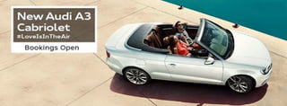 The Audi A3 Cabriolet