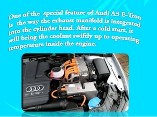 Audi A3 Sportback E Tron