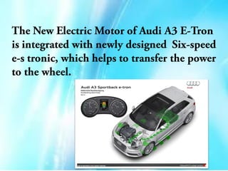 Audi A3 Sportback E Tron