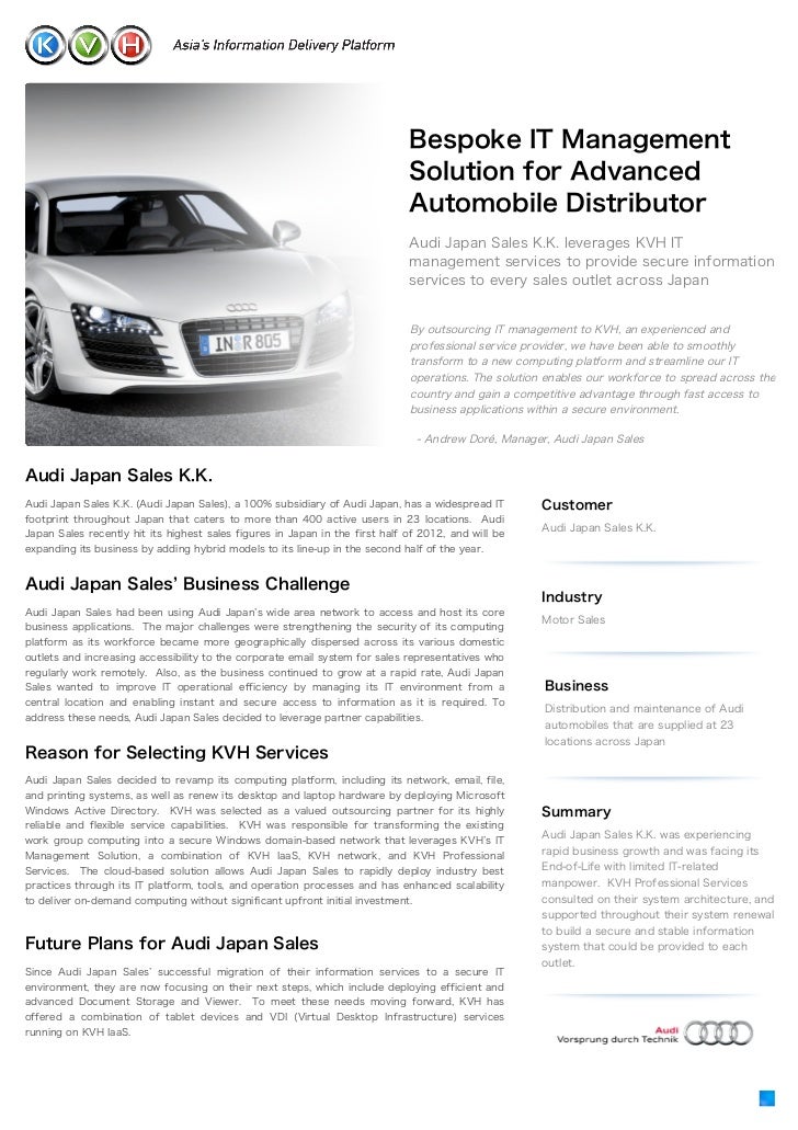 Kvh Audi Customer Case Study